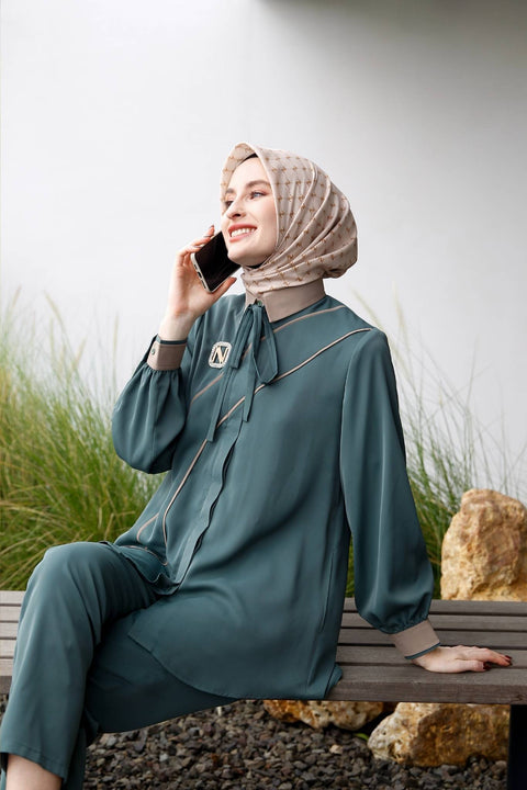 Piping Limed Shirt