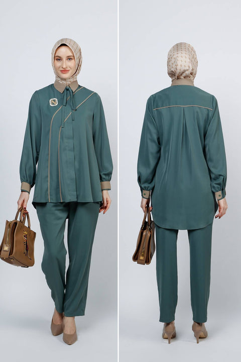 Piping Limed Shirt