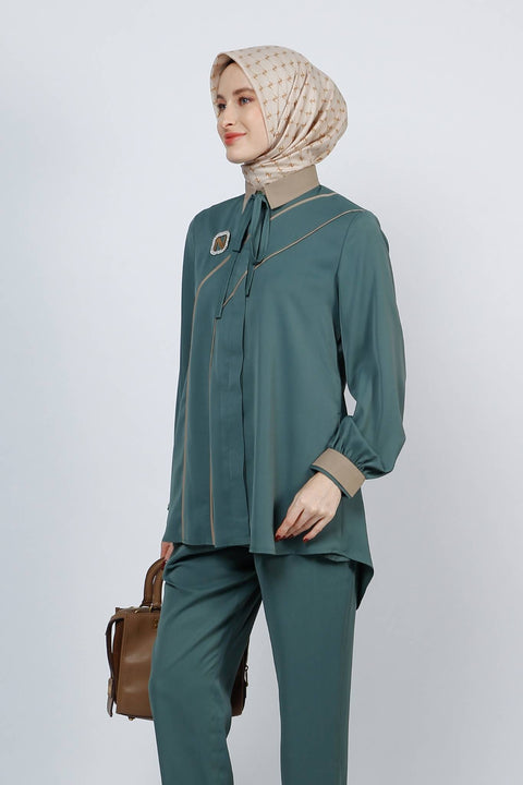 Piping Limed Shirt