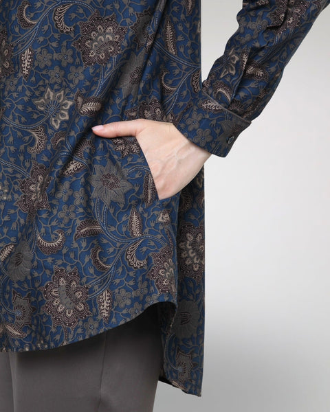 Piping Blue Azura Shirt