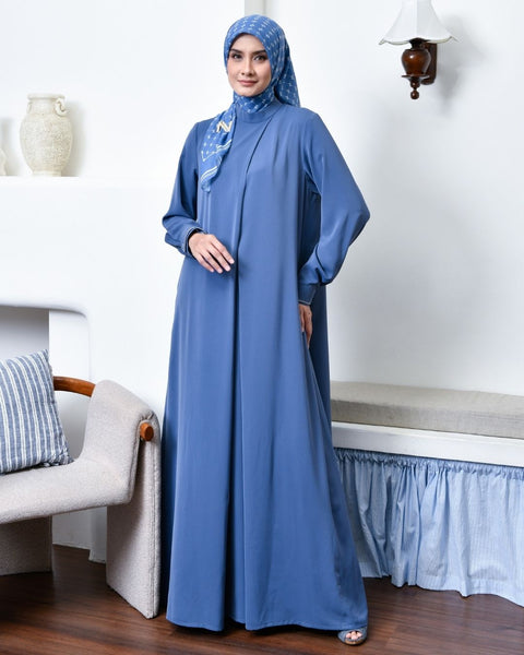 Pleats Dusty Dress