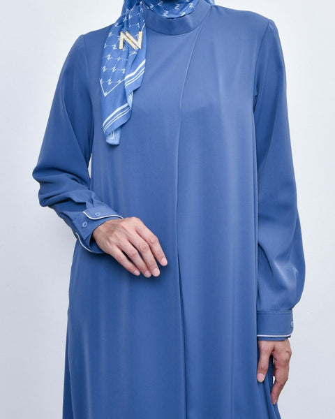 Pleats Dusty Dress