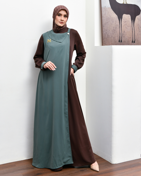 Flap Cocoa Olive Dress