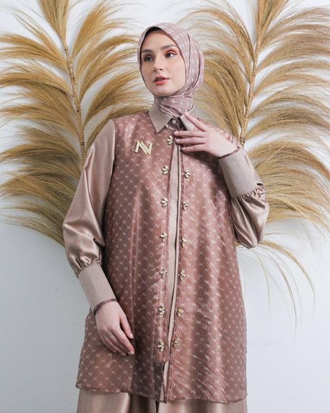 Siena Rosegold Set (Shirt, Outer, Culotte)
