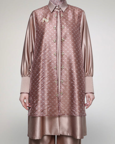 Siena Rosegold Set (Shirt, Outer, Culotte)