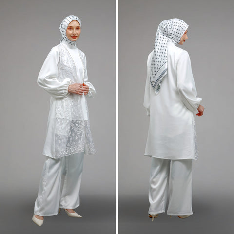 Ivory Shirt (Shirt, Outer & Culottes)