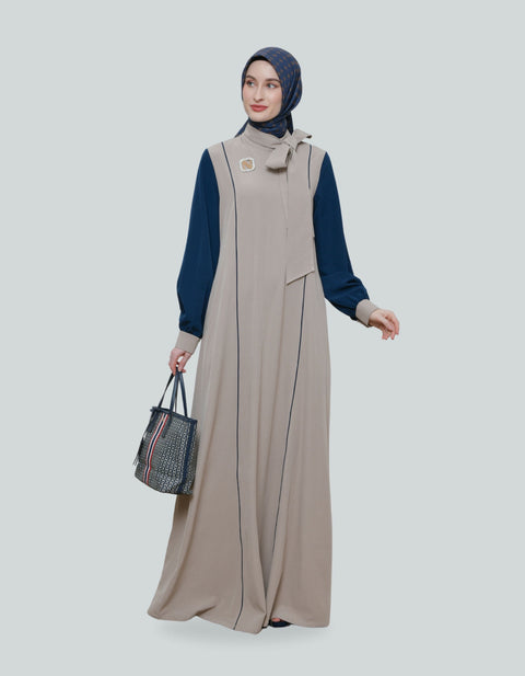 Tie Latte Stone Dress