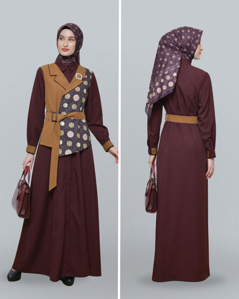 2in1 Kamania Coffee Dress
