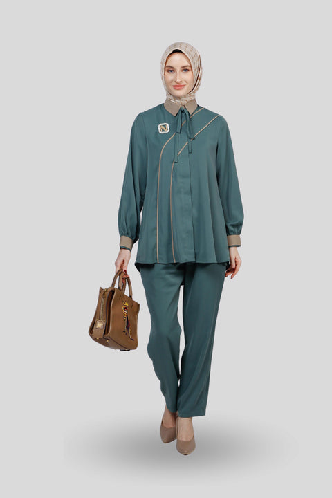 Piping Limed Shirt