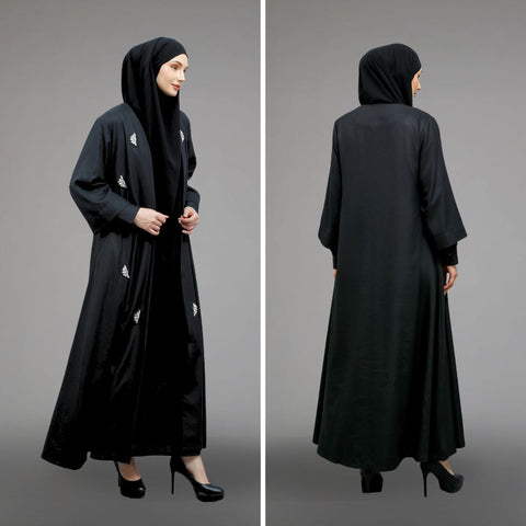 Mecca Black Dress (Dress, Long Outer, Khimar)
