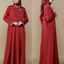 RAYA SERIES: Hafshah Burnt Umber Dress