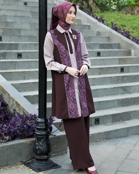 2in1 Sangria Askanah Tunic