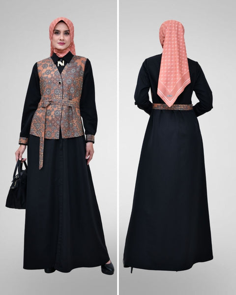 2in1 Black Sekar Dress