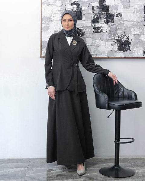 2in1 Graphite Latta Shirt & Skirt