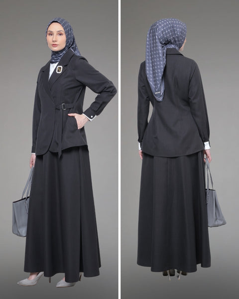 2in1 Graphite Latta Shirt & Skirt