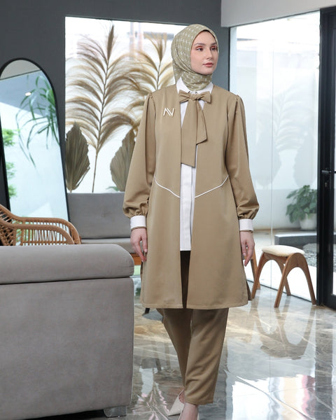 2in1 Wheat Siena Semi Tunic