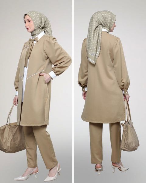 2in1 Wheat Siena Semi Tunic