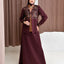 2in1 Burnt Tone Midi Shirt