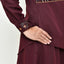2in1 Burnt Tone Midi Shirt