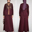 2in1 Burnt Tone Midi Shirt