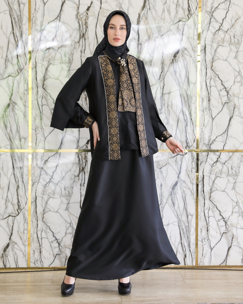 Karaman Coal Midi Shirt + Skirt