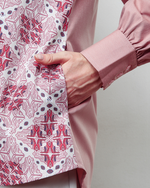 Al-Batra Nobel Coral Shirt