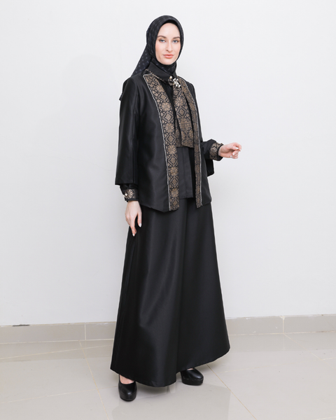 Karaman Coal Midi Shirt + Skirt