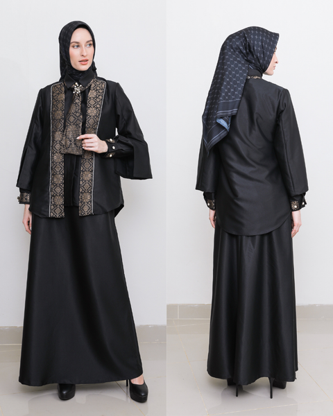 Karaman Coal Midi Shirt + Skirt