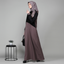 Pleated Asymmetric Black Cocoa Dress