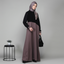 Pleated Asymmetric Black Cocoa Dress