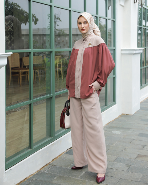 Smock Dusky Coral Shirt