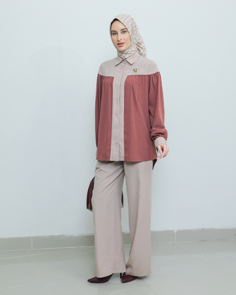 Smock Dusky Coral Shirt