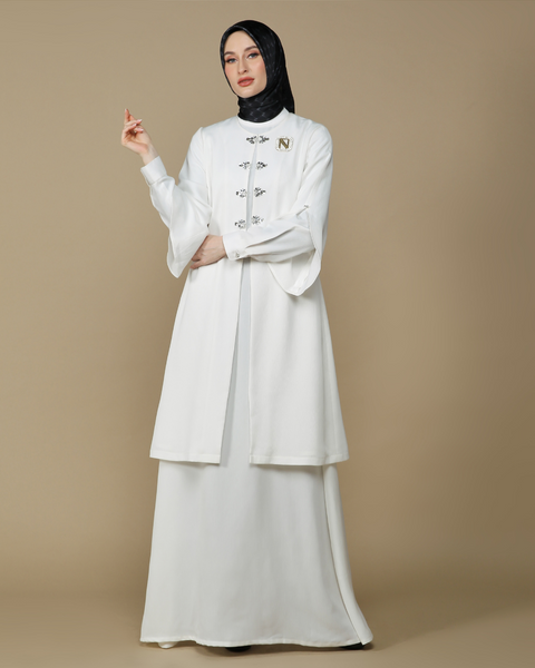 RAYA COLLECTION Nara Broken White Dress