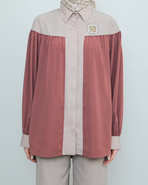 Smock Dusky Coral Shirt