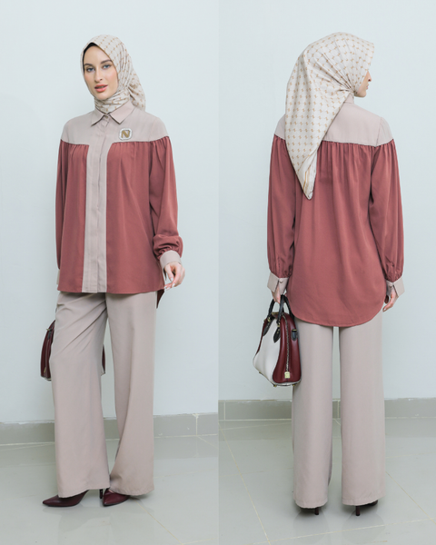 Smock Dusky Coral Shirt