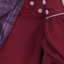 Button Wine Berry Blouse (Shirt & Culotte)