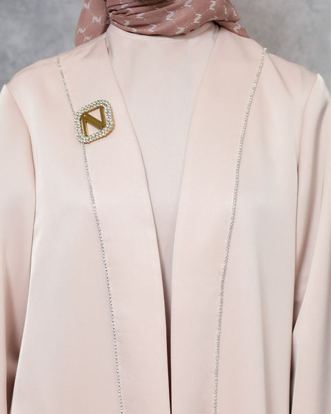 AbayaPeony Pink (Shirt, Long Outer & Culotte)