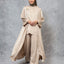 Abaya Cashmere (Shirt, Long Outer & Culotte)
