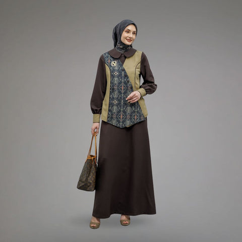 2in1 Clay Dayu Midi Shirt