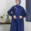 Lazura Gulf  Blue Dress Set (Dress & Long Outer)