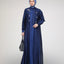 Lazura Gulf  Blue Dress Set (Dress & Long Outer)