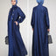 Lazura Gulf  Blue Dress Set (Dress & Long Outer)