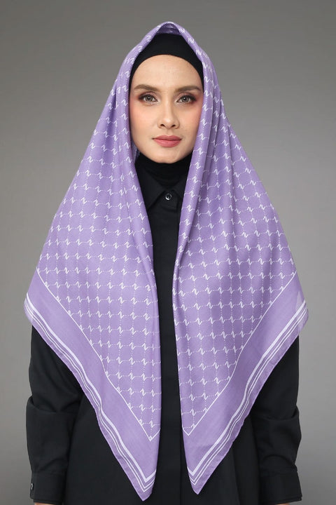 Monogram Lilac Square