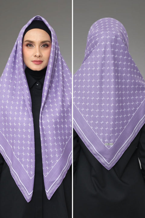 Monogram Lilac Square