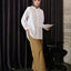 Piping White Shirt