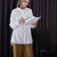 Piping White Shirt