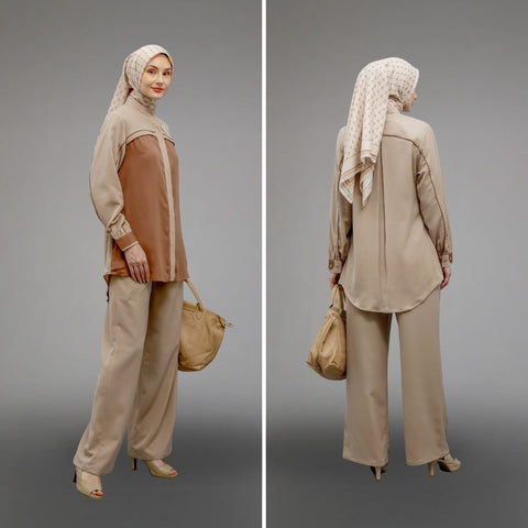 Piping Muddy Dayu Shirt (ONE SET)