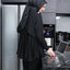 Pleats Black Latta Shirt & Culotte (ONESET)