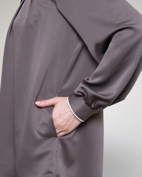 Pleats Pewter Siena Shirt