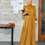 Puff  Golden Dress